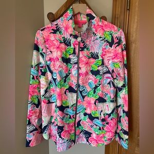 Lilly Pulitzer The Honda Classic gold jacket